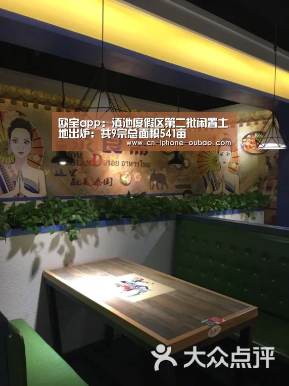 欧宝app：滇池度假区第二批闲置土地出炉：共9宗总面积541亩